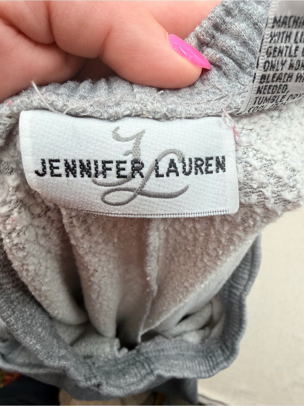 Gray Drawstring Sweatpants - Picture 2 of 4